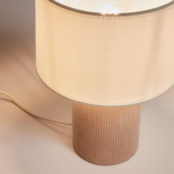 Bianella corduroy table lamp