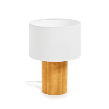 Bianella corduroy table lamp