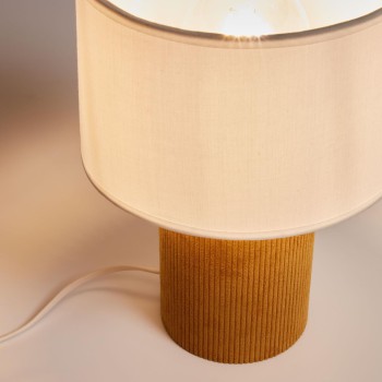 Bianella corduroy table lamp