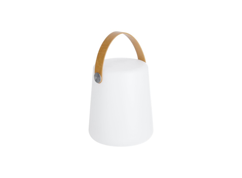 Dialma table lamp with brown handle