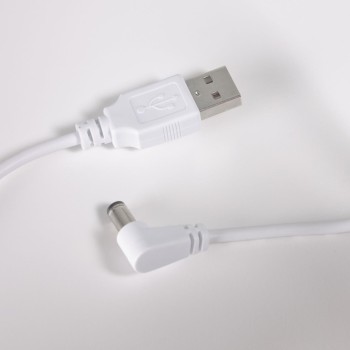 Dinesh table lamp with black steel handle