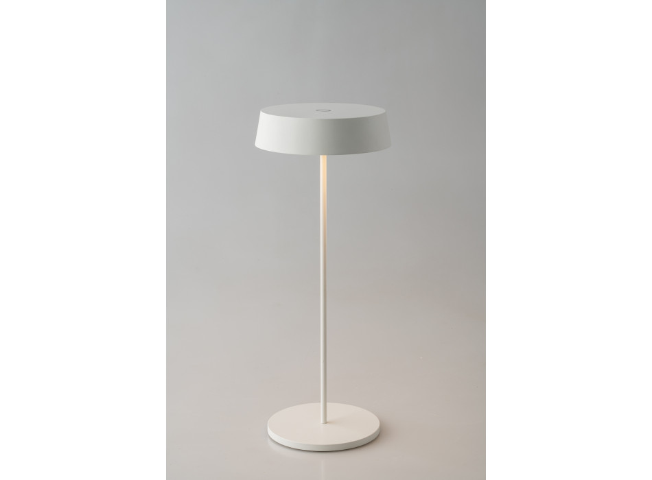 RECHARGEABLE LED COCKTAIL TABLE LAMP WHITE 2.2W 192LM 3000K DIMMABLE IP54 29.5X12X12CM