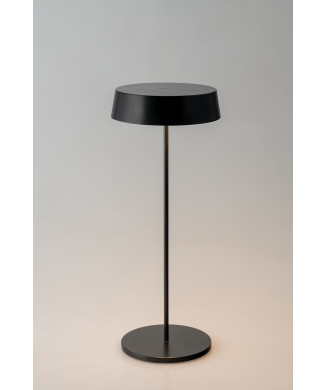 RECHARGEABLE LED COCKTAIL TABLE LAMP BLACK 2.2W 192LM 3000K DIMMABLE IP54 29.5X12X12CM