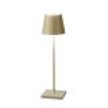 RECHARGEABLE LED TABLE LAMP DRINK GOLD 2.2W 190LM 3000K DIMMABLE IP54 7X25CM