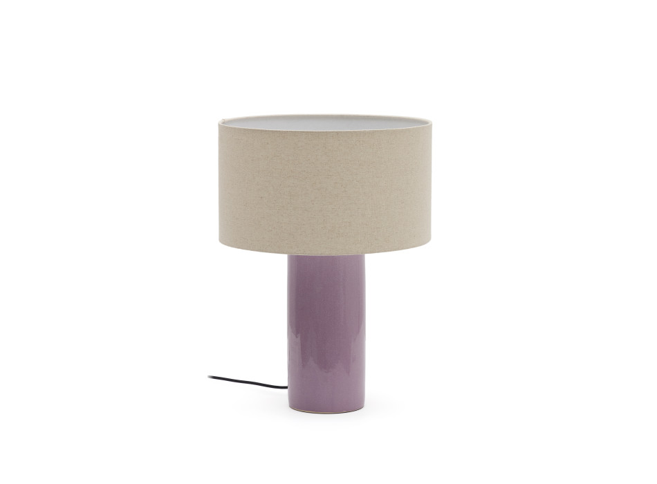 Toneric ceramic table lamp with finish