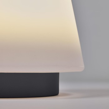 Udiya table lamp in polyethylene and metal