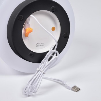 Udiya table lamp in polyethylene and metal