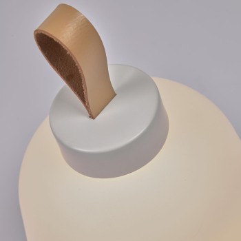 Udiya table lamp in polyethylene and metal