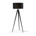 Iguazu floor lamp in black fabric