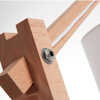 Riaz floor lamp, white