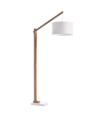 Riaz floor lamp, white