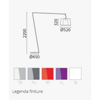 L001T/BA PEDRALI LAMP