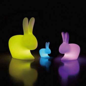 SMALL RABBIT LAMP WITH RECHARGEABLE LED 90005LED QEEBOO