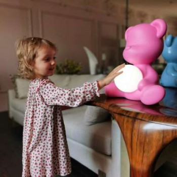 TEDDY GIRL LAMP WITH RECHARGEABLE LED 25001 QEEBOO