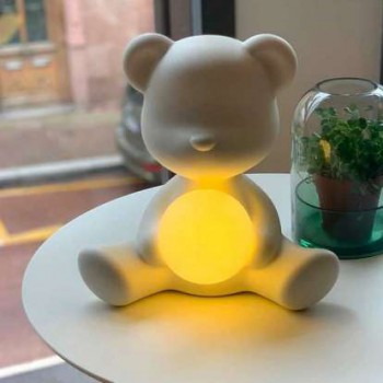 TEDDY GIRL LAMP WITH RECHARGEABLE LED 25001 QEEBOO