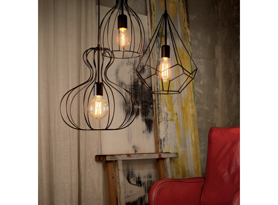 Ampolla-1 chandelier 194295 Ideal Lux