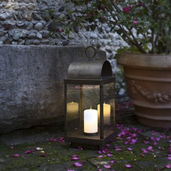 Garden lantern with candle LANTERNE 265.01.FF IL FANALE