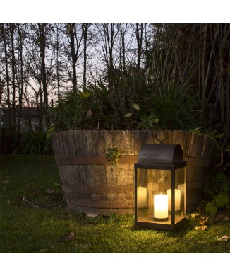 Garden lantern with candle LANTERNE 265.01.FF IL FANALE