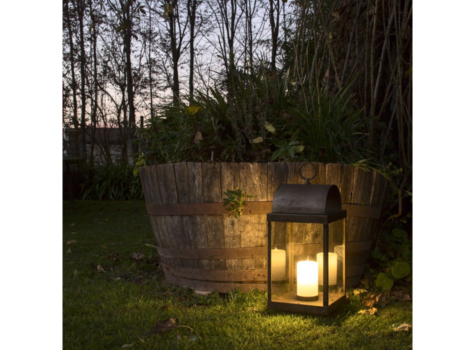 Garden lantern with candle LANTERNE 265.01.FF IL FANALE