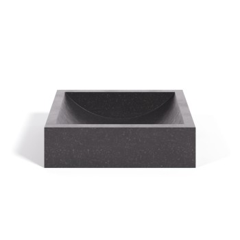 Kuveni countertop washbasin in terrazzo