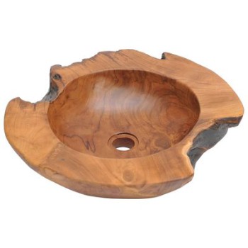 Teak Wood Washbasin 45 cm