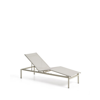 Lesina stackable aluminum sunbed