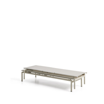 Lesina stackable aluminum sunbed