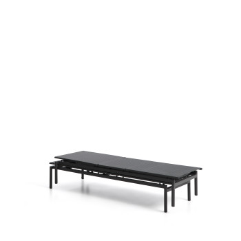 Lesina stackable aluminum sunbed