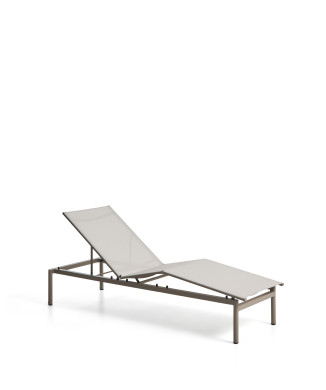 Lesina stackable aluminum sunbed