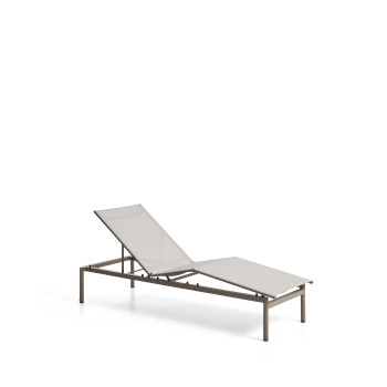 Lesina stackable aluminum sunbed
