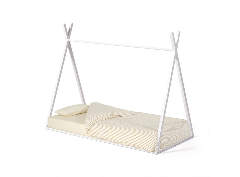 Maralis type bed in solid beech wood