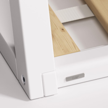 Maralis type bed in solid beech wood