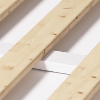 Maralis type bed in solid beech wood