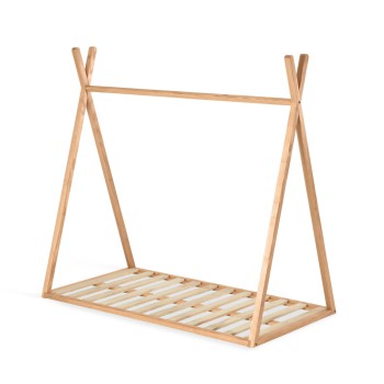 Maralis tipi bed in solid beech wood