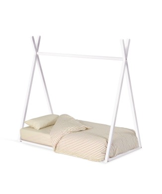Maralis type bed in solid beech wood
