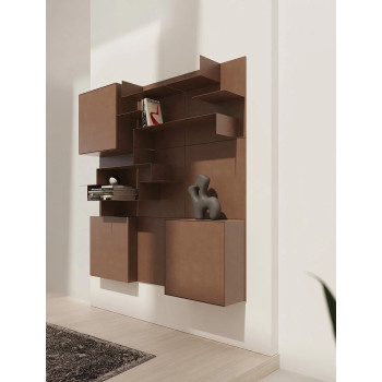 Opera 3X3 Siderio wall bookcase