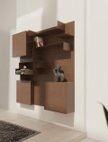 Opera 3X3 Siderio wall bookcase