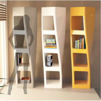 COLLINS BOOKCASE IN ADAMANTX ZAD