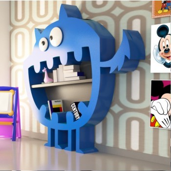 HARDY KIDS BOOKCASE IN ADAMANTX ZAD