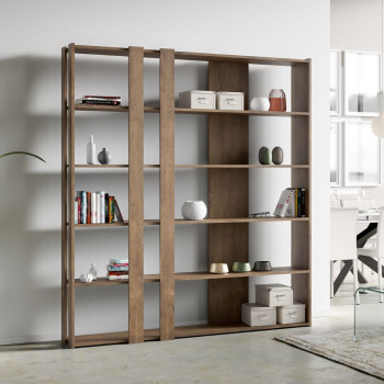 Kato Bookcase - Composition C Kato 6R 2 sides 4 long bands White Ash