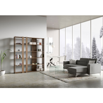 Kato Bookcase - Composition C Kato 6R 2 sides 4 long bands White Ash