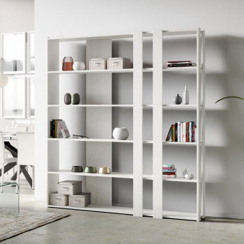 Kato Bookcase - Composition C Kato 6R 2 sides 4 long bands White Ash