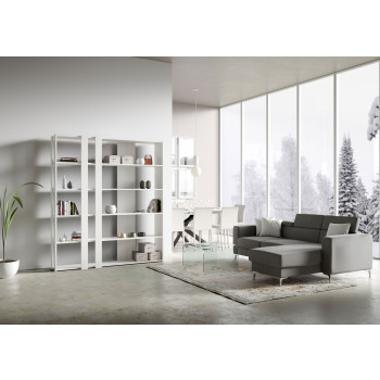 Kato Bookcase - Composition C Kato 6R 2 sides 4 long bands White Ash