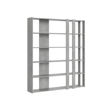 Kato Bookcase - Composition C Kato 6R 2 sides 4 long bands White Ash