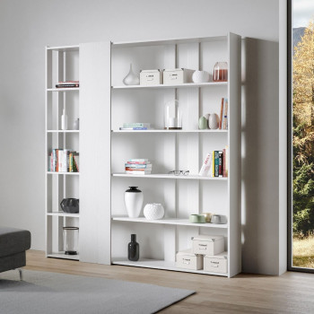 Kato Bookcase - Composition D Kato 6R 2 sides 4 long bands White Ash