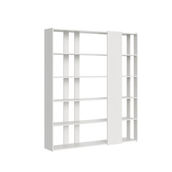 Kato Bookcase - Composition D Kato 6R 2 sides 4 long bands White Ash