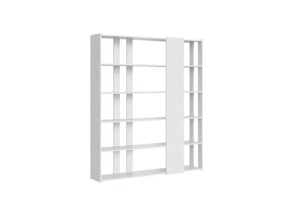 Kato Bookcase - Composition D Kato 6R 2 sides 4 long bands White Ash