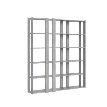 Kato Bookcase - Composition E Kato 6R 8 long strips White Ash