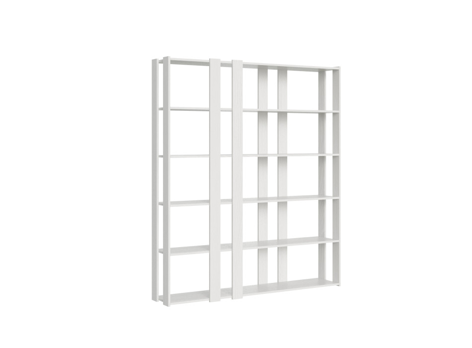 Kato Bookcase - Composition E Kato 6R 8 long strips White Ash