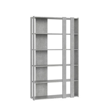 Kato Small Bookcase - Small B Kato 6R Composition 2 sides 4 long bands White Ash